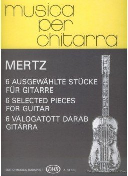 Mertz János Gáspár - 6 válogatott darab gitárra Mertz János Gáspár - 6 válogatott darab gitárra, Budapest 0 antikvár könyv