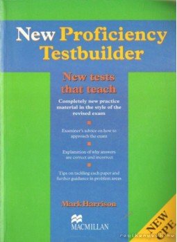 Harrison, Mark - New proficiency testbuilder (angol) Harrison, Mark - New proficiency testbuilder (angol), Oxford 2002 antikvár könyv