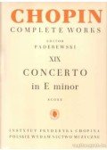 Chopin - Concerto in E minor (score)