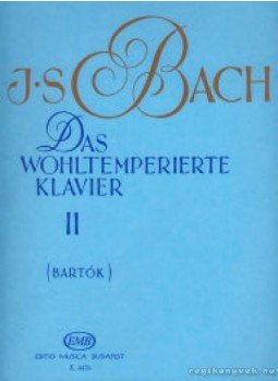 J. S. Bach - Das Wohltemperierte Klavier II J. S. Bach - Das Wohltemperierte Klavier II, Budapest 1998 antikvár könyv