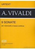 Vivaldi, Antonio - 9 sonate (gordonkára és zongorára)