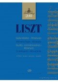 Liszt Ferenc - Emléklapok - Miniatűrök