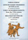 Farkas Ferenc - Régi magyar táncok a XVII. századból négy klarinétra