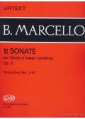 Marcello, B. - 12 sonate 1 Op. 2 (fuvola és zongora)
