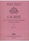 Marcello, B. - 6 szonáta két gordonkára és basso continuora I (játszópartitúra)