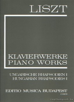 Liszt Ferenc - Magyar rapszódiák I No. 1-9 Liszt Ferenc - Magyar rapszódiák I No. 1-9, Budapest 0 antikvár könyv