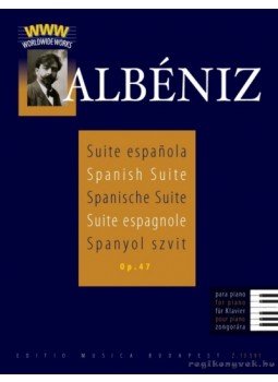 Albéniz - Spanyol szvit zongorára Albéniz - Spanyol szvit zongorára, Budapest 0 antikvár könyv