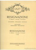Liszt Ferenc - Resignazione 1. és 2. változat (zongora)