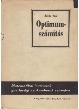 Krekó Béla - Optimumszámítás Krekó Béla - Optimumszámítás, Budapest 1972 antikvár könyv