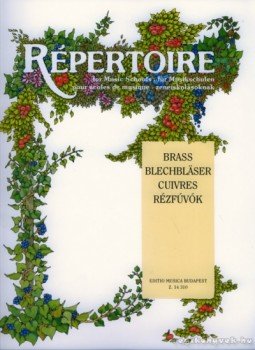 Steiner Ferenc - Répertoire zeneiskolásoknak - Rézfúvók (tenorharsona, bariton, tuba vagy tenorkürt), Budapest 0 antikvár könyv