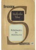 Szobotka Tibor - Közönség és irodalom
