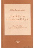 Baumgartner, Walter - Geschichte der israelitischen Religion