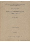Novák József - A magyar népművelés története I. 1772-1919