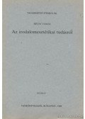 Bécsy Tamás - Az irodalomesztétikai tudásról