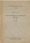 György Eszter - A magyarországi színházak műsora 1965-1966