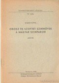 Staud Géza - Orosz és szovjet színművek a magyar színpadon (Adattár)