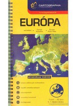 - Európa országatlasz (1: 1 500 000) - Európa országatlasz (1: 1 500 000), Budapest 2006 antikvár könyv