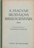 Kozocsa Sándor - A magyar irodalom bibliográfiája 1954