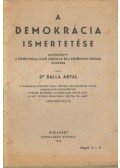 Balla Antal - A demokrácia ismertetése