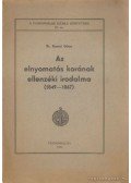 Dr. Karsai Géza - Az elnyomatás korának ellenzéki irodalma ( 1849-1867)