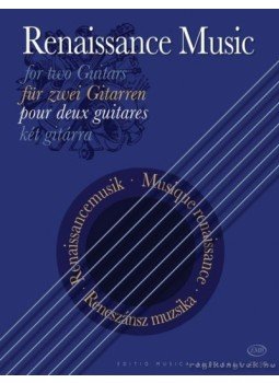 Több szerző - Reneszánsz muzsika két gitárra Több szerző - Reneszánsz muzsika két gitárra, Budapest 0 antikvár könyv