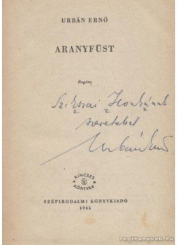 Urbán Ernő - Aranyfüst Urbán Ernő - Aranyfüst, 1961 antikvár könyv