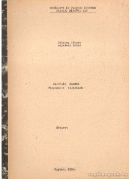 Stasney Albert - Rajzolási elemei fénymásoló eljárások Stasney Albert - Rajzolási elemei fénymásoló eljárások, sopron 1966 antikvár könyv