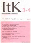 Szörényi László - Irodalomtörténeti Közlemények 1999. CIII. évfolyam 3-4. szám