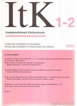 Szörényi László - Irodalomtörténeti Közlemények 2000. CIV. évfolyam 1-2.szám Szörényi László - Irodalomtörténeti Közlemények 2000. CIV. évfolyam 1-2.szám, Budapest 2000 antikvár könyv