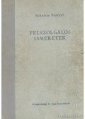 Schnitta Sámuel - Felszolgálói ismeretek