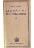 Simon Sándor - Az egyházatyák szentbeszédeiből III.