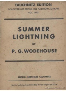 P. G. Wodehouse - Summer Lightning P. G. Wodehouse - Summer Lightning, Leipzig 1931 antikvár könyv