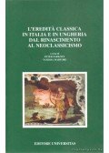 Martore, Vanessa (szerk.),Sárközy Péter - L Eredita Classica In Italia E In Ungheria Dal Rinascimento Al Neoclassicismo