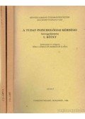 Barkóczi Ilona,Séra László - A tudat pszichológiai kérdései I-II.
