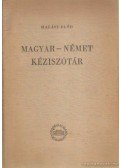 Halász Előd - Magyar-német kéziszótár