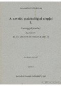  - A nevelés pszichológiai alapjai I.
