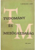 Horváth Lajos - Tudomány és mezőgazdaság VI. évf. 1. szám