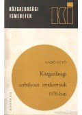 Gadó Ottó - Közgazdasági szabályozó rendszerünk 1976-ban