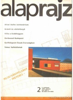 Vámos Dominika (fel.szerk.) - Alaprajz 5. évf. 2. szám Vámos Dominika (fel.szerk.) - Alaprajz 5. évf. 2. szám, 1998 antikvár könyv