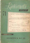Füvesi Gyula - Rádióamatőr füezetei 71.