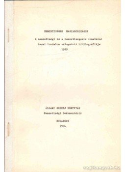 B. Nádor Orsolya (szerk.) - Nemzetiségek Magyarországon, Budapest 1986 antikvár könyv
