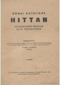 Vass János - Római katolikus hittan az általános iskolák III-IV. osztályának
