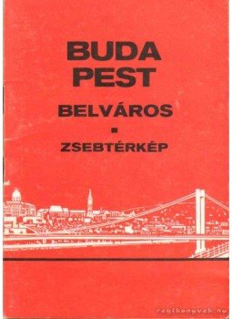 - Budapest belváros zsebtérkép - Budapest belváros zsebtérkép, Budapest 1987 antikvár könyv