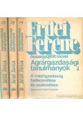 Erdei Ferenc - Agrárgazdasági tanulmányok I-III.