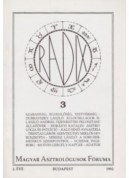 Dr. László András (szerk.), Belcsák Sándor (szerk.) - Radix 3. Dr. László András (szerk.), Belcsák Sándor (szerk.) - Radix 3., Budapest 1992 antikvár könyv