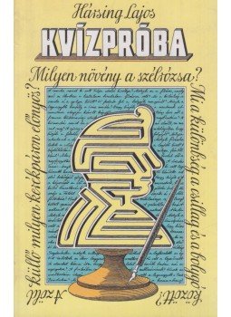Hársing Lajos - Kvízpróba Hársing Lajos - Kvízpróba, Budapest 0 antikvár könyv