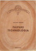 Becske Ödön - Faipari technológia
