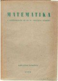 Borosay Dávid - Matematika a középiskolák III. és IV. osztálya számára