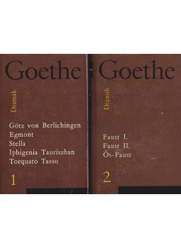 Johann Wolfgang Goethe - Drámák I-II. Johann Wolfgang Goethe - Drámák I-II., Budapest 1963 antikvár könyv