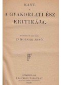 Kant, Immanuel - A gyakorlati ész kritikája